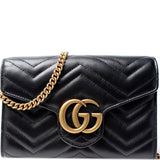 Gucci 474575 Marmont Chain Wallet Bag