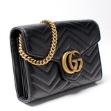 Gucci 474575 Marmont Chain Wallet Bag