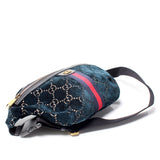 Gucci 574968 Velvet Web Waist Bag