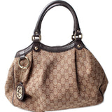 Gucci 211944 Sukey GG Canvas Medium Bag