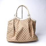 Gucci 211943 Sukey GG Canvas Large Bag