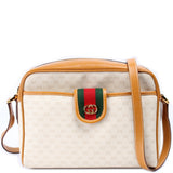 Gucci 001.56.0944 Vintage Micro GG Canvas Web Bag