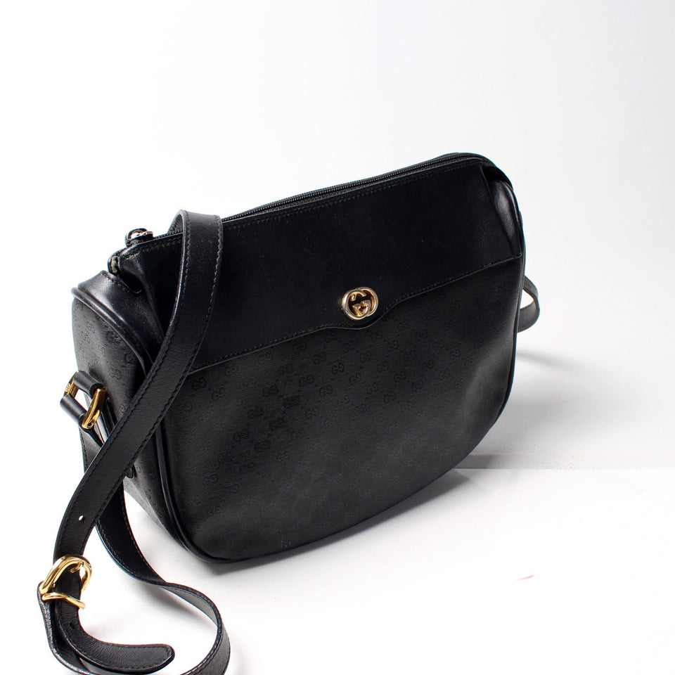 Gucci 001.115.5918 Vintage Micro GG Canvas Bag