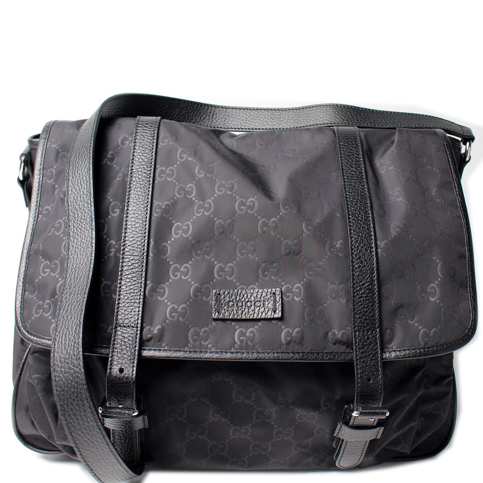 Gucci 510334 GG Nylon Messenger Bag