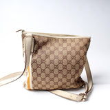 Gucci 114338 GG Canvas Sherry Messenger Bag
