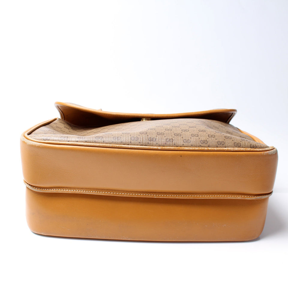 Gucci Vintage Micro GG Canvas Shoulder Bag