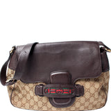 Gucci 296853 GG Canvas Shelly Bag