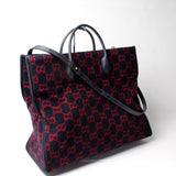 Gucci 598169 GG Wool Tote Bag
