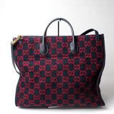 Gucci 598169 GG Wool Tote Bag