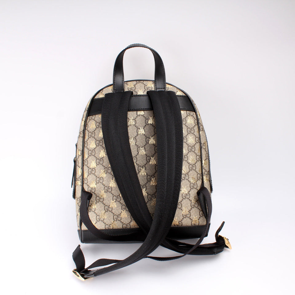 Gucci 427042 GG Supreme Bee Backpack Bag