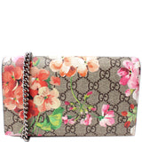Gucci 402724 Blooms Chain Wallet Bag