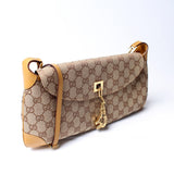 Gucci 0001.4113 GG Canvas Tiger Drop Bag