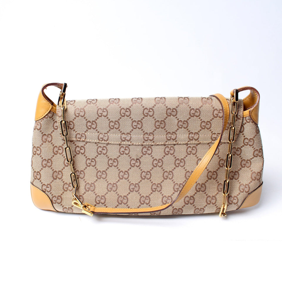 Gucci 0001.4113 GG Canvas Tiger Drop Bag