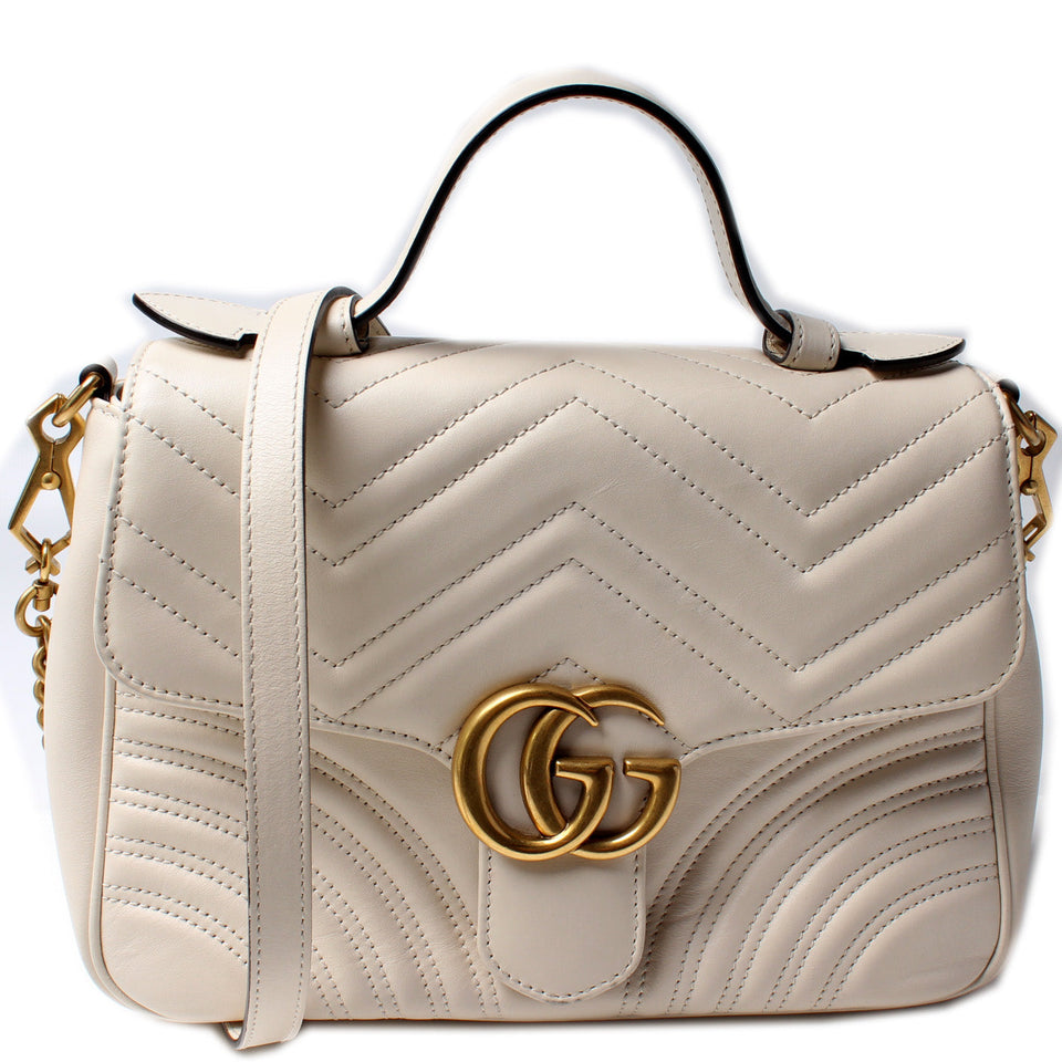 Gucci 498110 GG Marmont Small Top Handle Bag