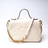 Gucci 498110 GG Marmont Small Top Handle Bag