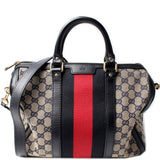 Gucci 247205 Boston GG Canvas Bag
