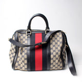 Gucci 247205 Boston GG Canvas Bag