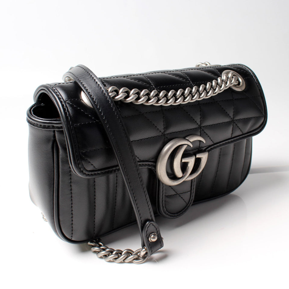 Gucci 446744 Marmont Aria Shoulder Mini Flap Bag