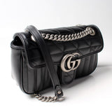 Gucci 446744 Marmont Aria Shoulder Mini Flap Bag