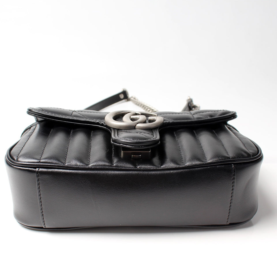 Gucci 446744 Marmont Aria Shoulder Mini Flap Bag