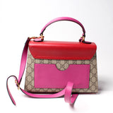 Gucci 453188 Padlock GG Supreme Top Handle Small Bag