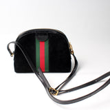 Gucci 499621 Ophidia GG Suede Small Crossbody Bag