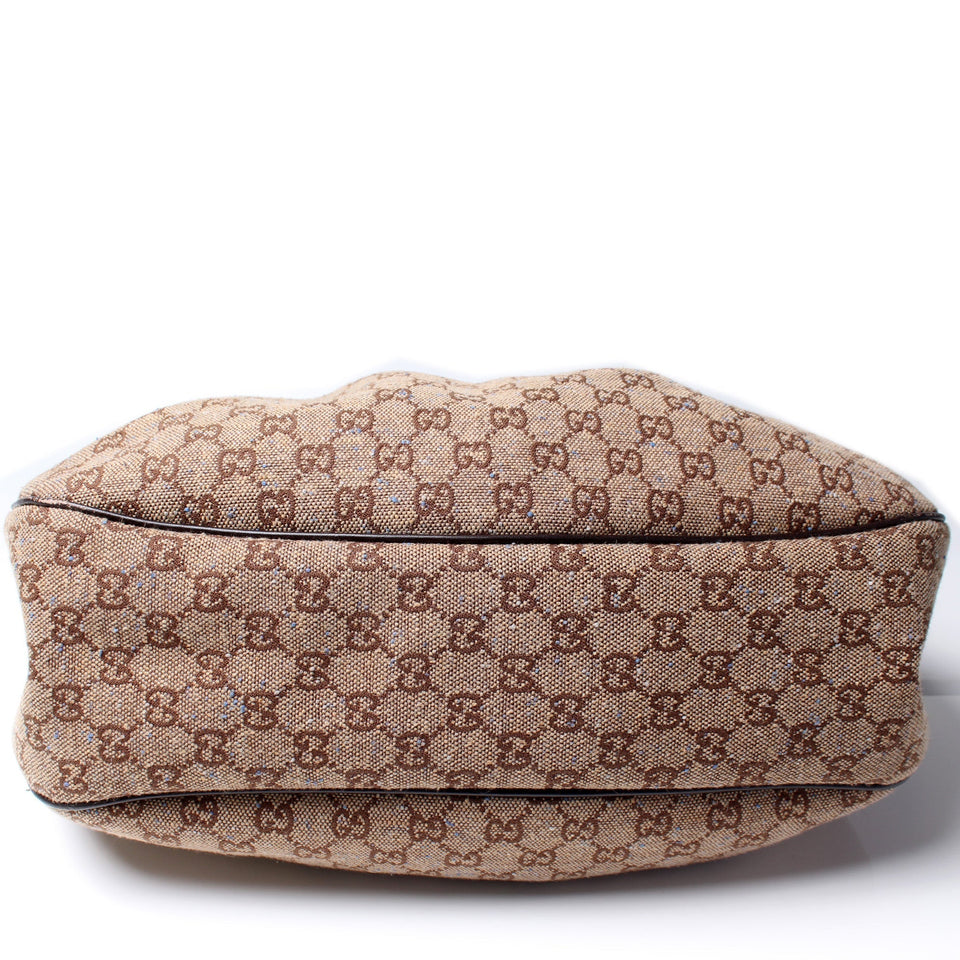 Gucci 232955 Sukey Canvas Hobo Medium Bag