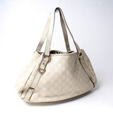 Gucci 130736 Abbey Leather Tote Medium Bag