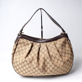 Gucci 232955 Sukey Hobo Medium GG Canvas Bag