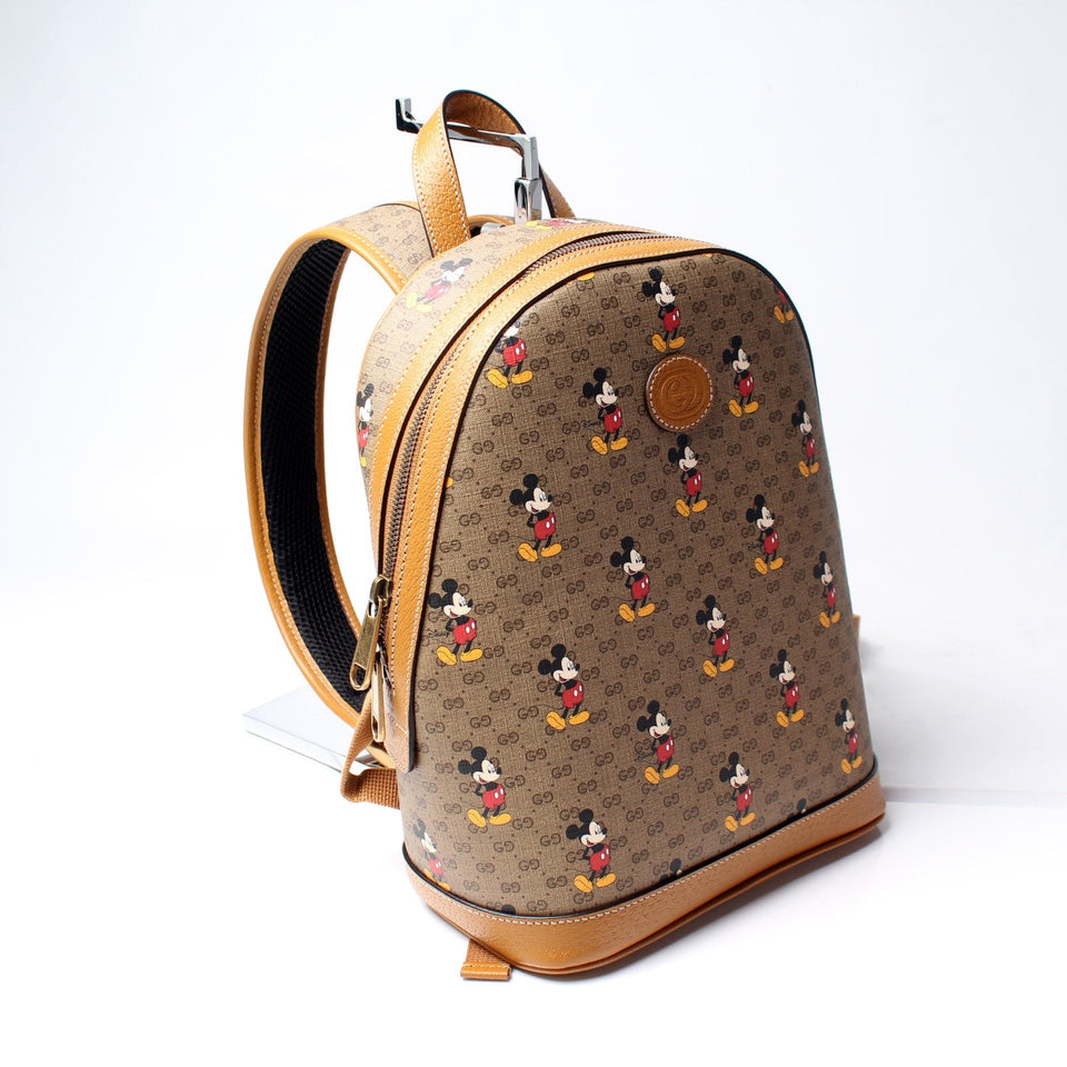 Gucci 552884 Disney X Mickey GG Supreme Backpack Small Bag