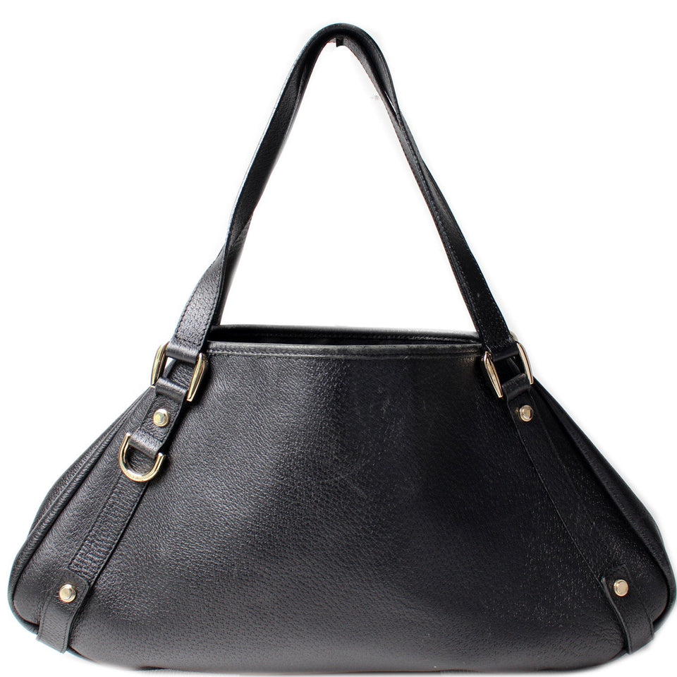 Gucci 130736 Abbey Leather Tote Medium Bag