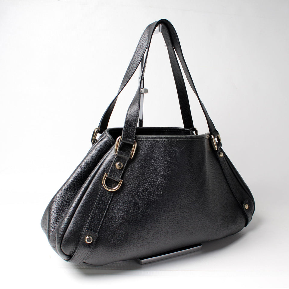 Gucci 130736 Abbey Leather Tote Medium Bag