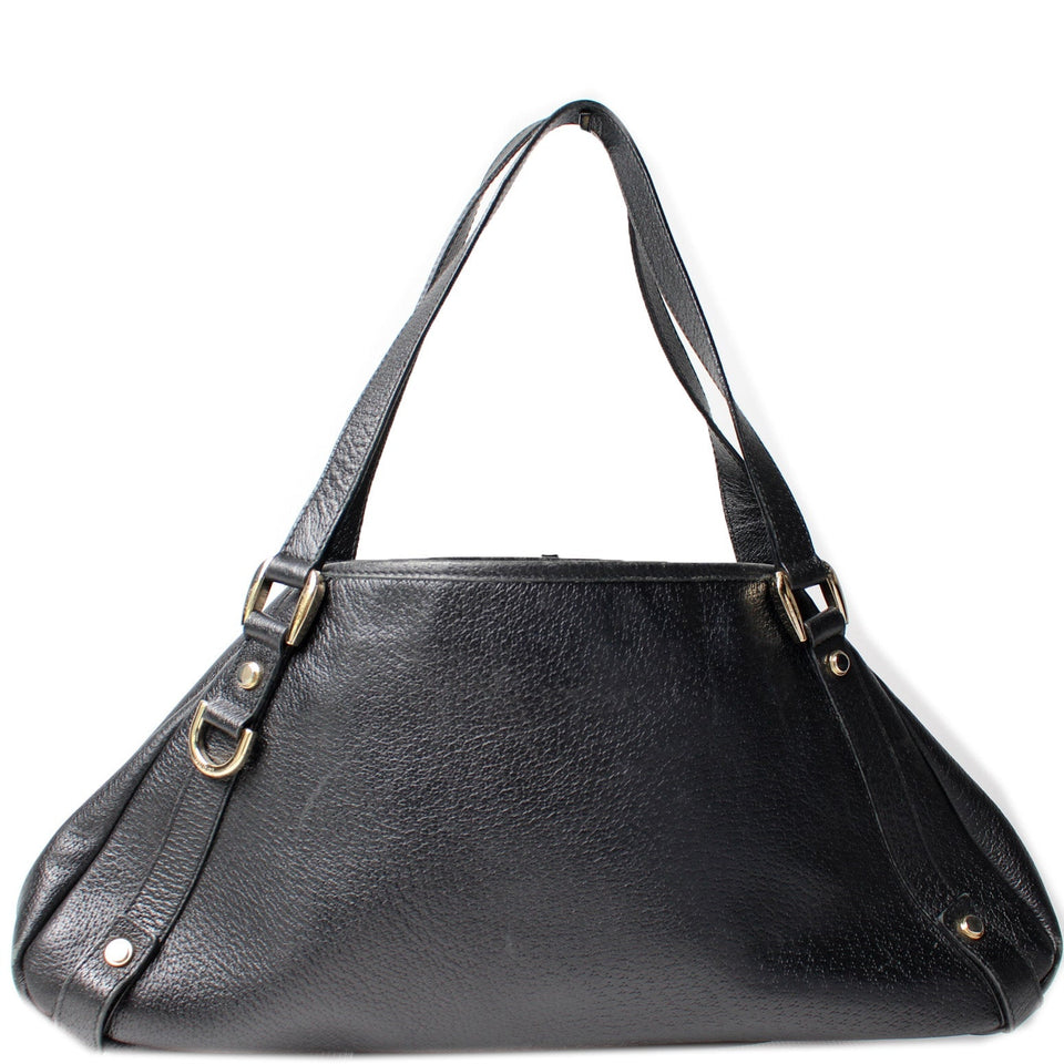 Gucci 130736 Abbey Leather Tote Medium Bag