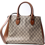 Gucci 453704 GG Supreme Top Handle Bag