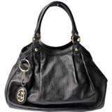 Gucci 211944 Sukey GG Leather Medium Bag