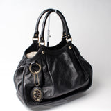 Gucci 211944 Sukey GG Leather Medium Bag