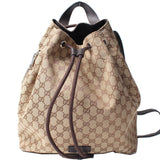 Gucci 449175 GG Canvas Drawstring Backpack Bag