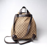 Gucci 449175 GG Canvas Drawstring Backpack Bag