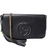 Gucci 536224 Soho Chain Tassel Flap Bag