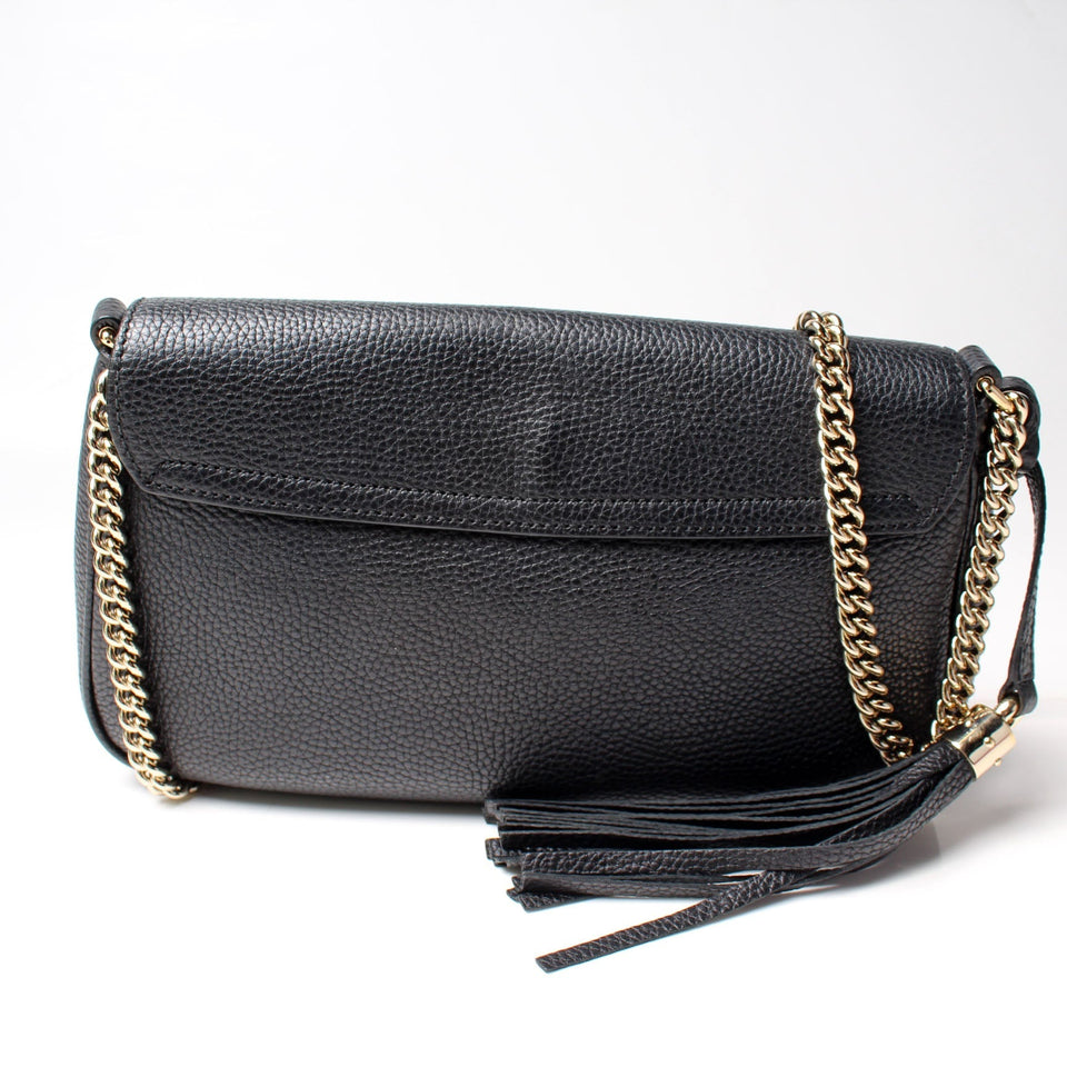 Gucci 536224 Soho Chain Tassel Flap Bag