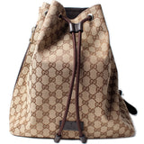 Gucci 449175 GG Canvas Drawstring Backpack Bag