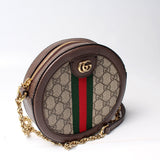 Gucci 550618 Ophidia GG Supreme Round Small Crossbody Bag