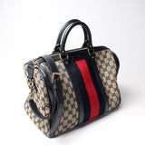 Gucci 247205 Boston Canvas Bag