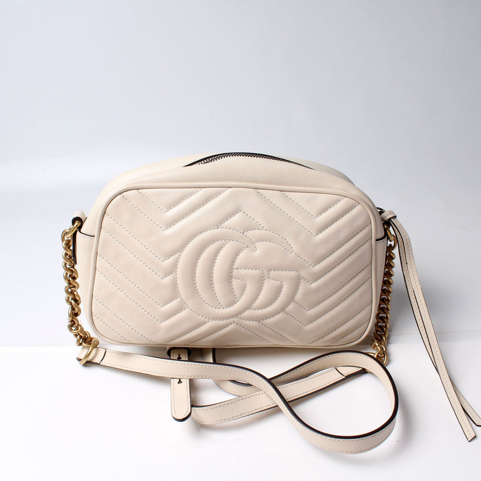 Gucci 447632 Marmont Small Leather Camera Bag