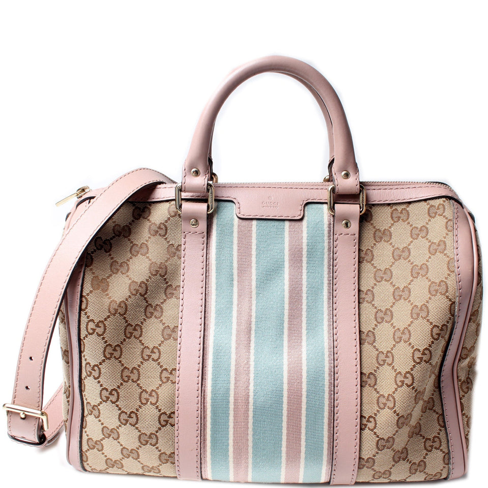 Gucci 247205 Boston Canvas Bag