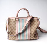 Gucci 247205 Boston Canvas Bag