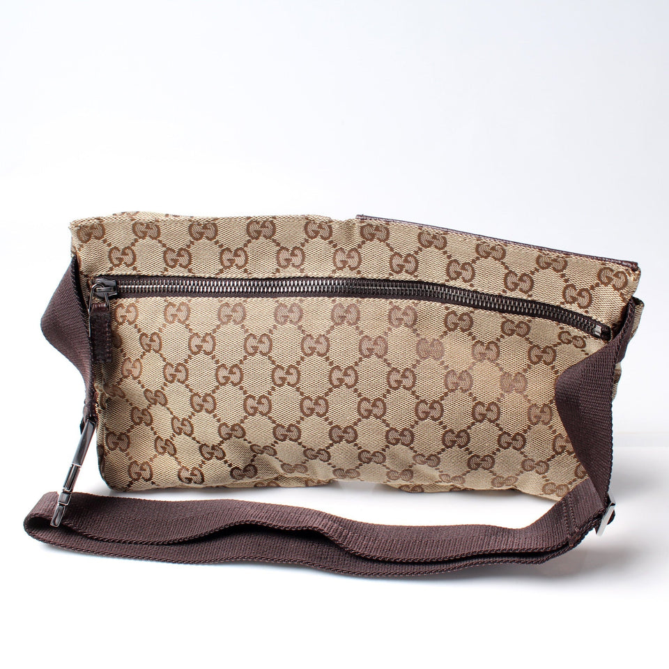Gucci 28566 GG Canvas Waist Bag