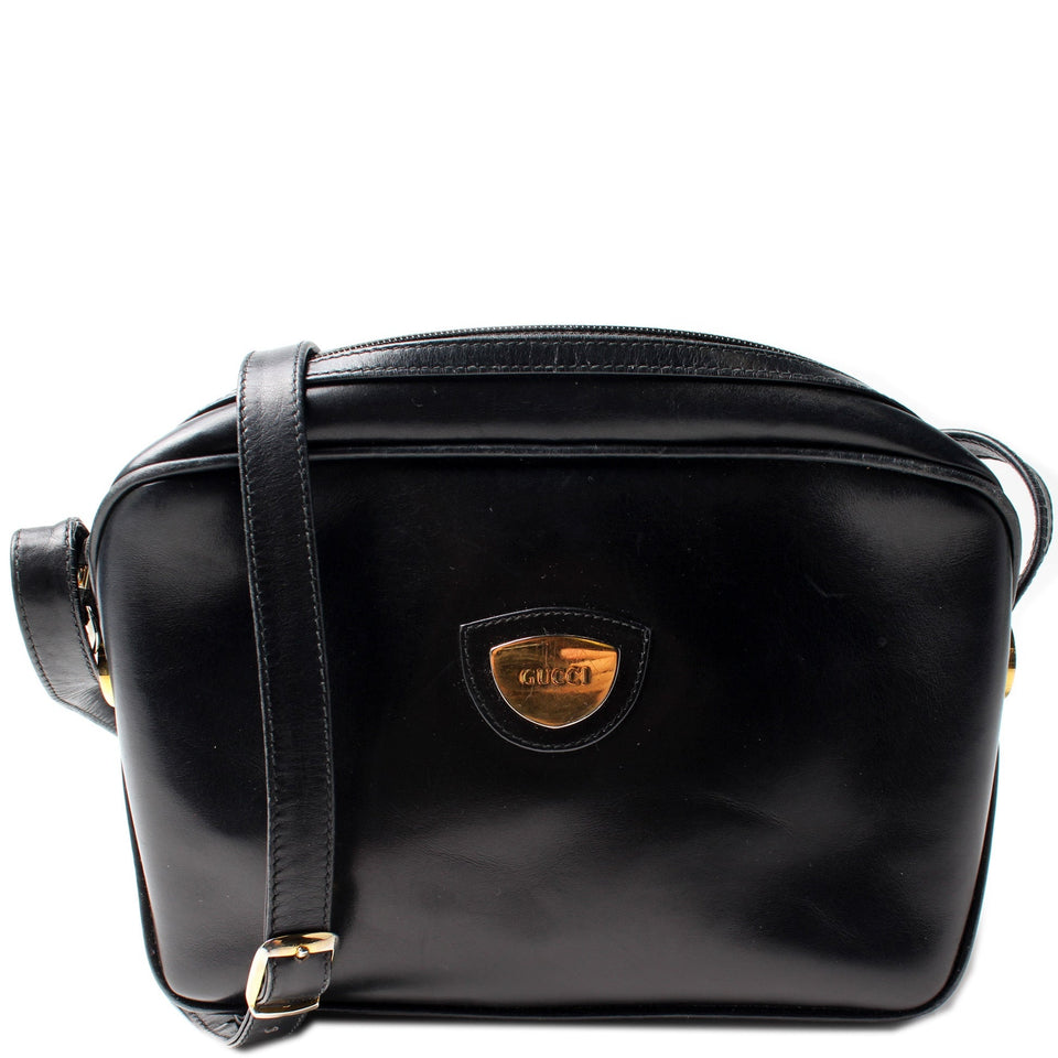 Gucci Vintage Leather Camera Bag