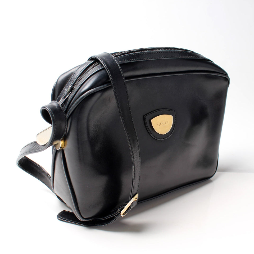 Gucci Vintage Leather Camera Bag