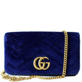 Gucci 488426 GG Marmont Mini Velvet Bag